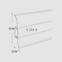 Podna lajsna PCV Premium Classic 158 Hrast belfast,2