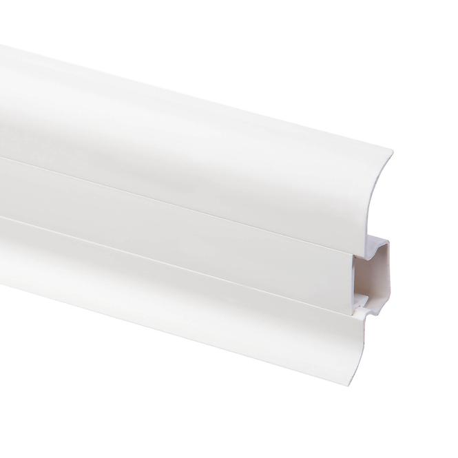 Podna lajsna PCV Premium Classic 9003 bijela mat
