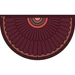 Otirač Polukrug Kr-602-1 45x75cm Domet Bordo