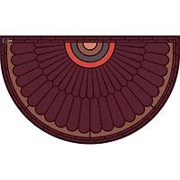 Otirač Polukrug Kr-602-1 45x75cm Domet Bordo