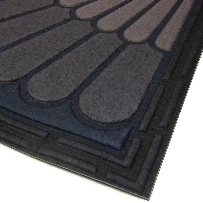 Otirač Polukrug Kr-602-7 45x75cm Domet Siva
