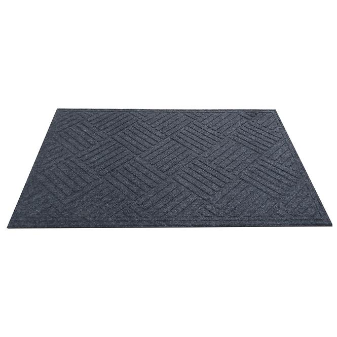 Otirač K-504-3 80x120cm Textile Siva