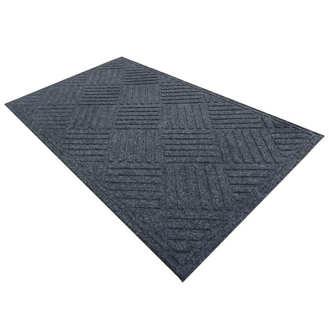 Otirač K-504-3 80x120cm Textile Siva