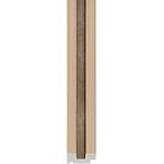 Lijeva završna letvica MODERN SLIM Natural 2.65m