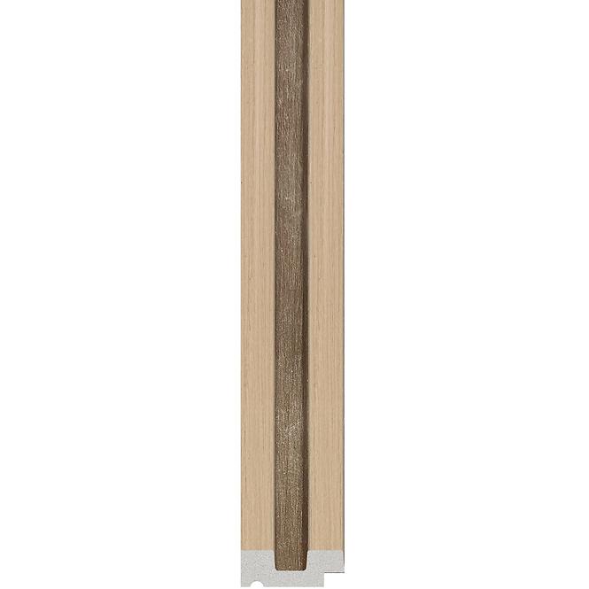 Lijeva završna letvica MODERN SLIM Natural 2.65m