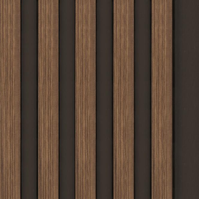 Zidni panel s lamelama MODERN LINE SLIM Dark 12x122x2650mm
