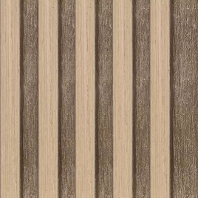 Zidni panel s lamelama MODERN LINE SLIM Natural 12x122x2650mm