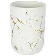 Čaša za četkice GOLD LINE keramika bijelo-zlatna CST-1774 41