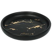 Držač za sapun GOLD LINE keramika crno-zlatni CST-1777 99