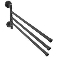 Držač za ručnike s 3 kraka CARBON crni CKB-7430 99