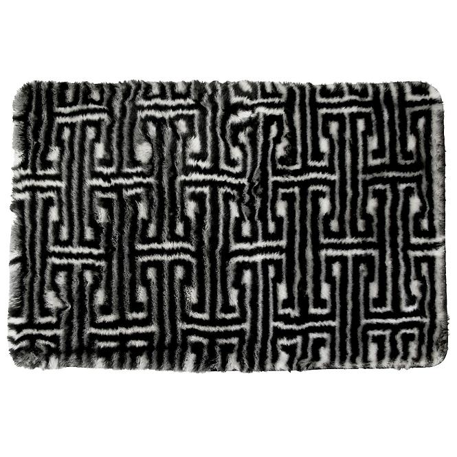 Tepih SKIN bijelo-crni 3D s podlogom CDW-8099 99