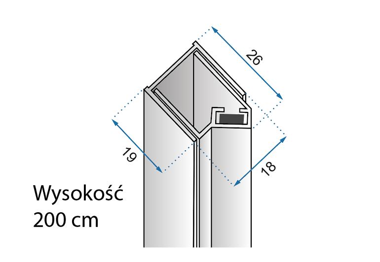 Rea-k7771 magnetska traka hugo zlatno