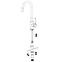 Slavina za sudoper Samba Inox siva,2