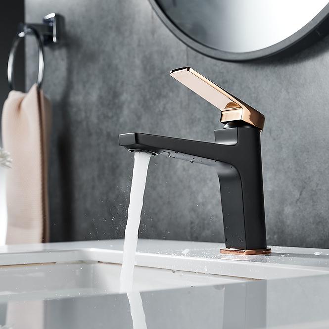 Slavina za umivaonik Royal Black Rose Gold