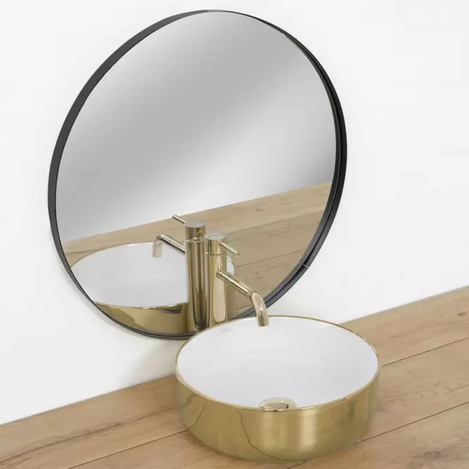 Nadgradni umivaonik Sami Gold/White