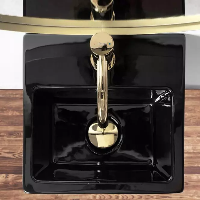 Stojeći umivaonik Kamila Black,6