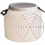Bačva s ručkama bijela 60 l