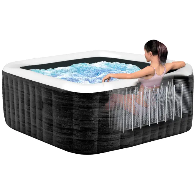 Jacuzzi Greystone Deluxe za 4 osobe, 175x175x71 cm , 28450