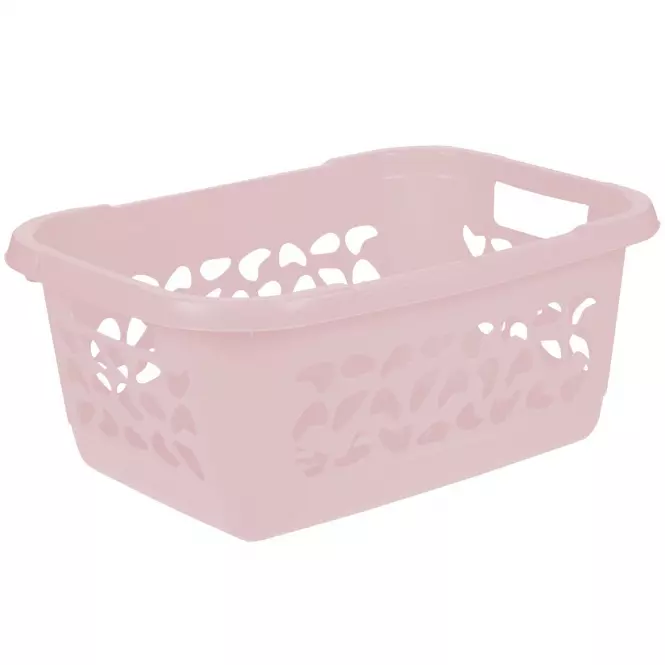 Košara za rublje nordic pink 55x40x23 32l 581
