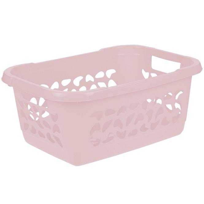 Košara za rublje nordic pink 55x40x23 32l 581