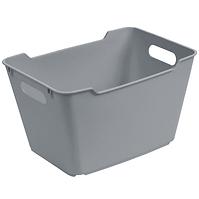 Posuda lifestyle-box  grey 35.5x23.5x20 12l 130