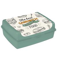 Posuda deco-click-box midi green 17x13x7 1l  315