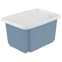 Kutija s poklopcem i kotačima blue 24l 680