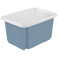 Kutija s poklopcem i kotačima nordic blue 7l 680