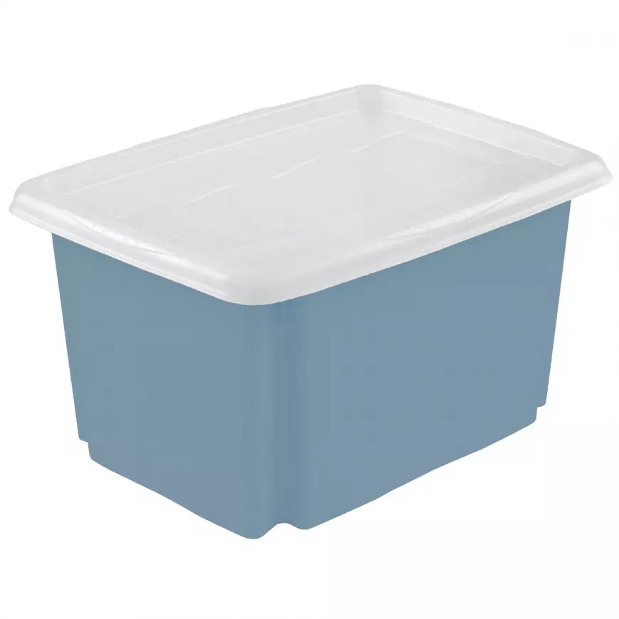 Kutija s poklopcem i kotačima blue 30l 680