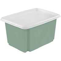 Kutija s poklopcem i kotačima nordic green 15l 315
