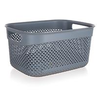 Plastična košara 23 x 17 x 12 cm, 3,3 l, antracit 43938