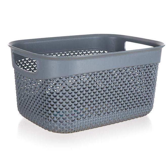 Plastična košara 23 x 17 x 12 cm, 3,3 l, antracit 43938