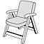 Jastuk za stolicu i fotelju MAGIC 3794 niski,2