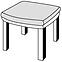 Jastuk za stolicu - monoblok SPOT 3950,2