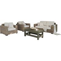 Set od prirodnog ratana Capucine 2+1+1