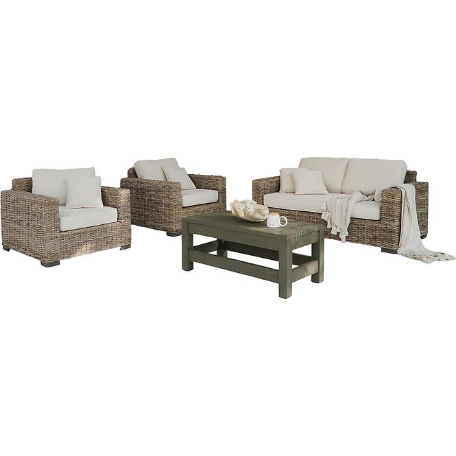 Set od prirodnog ratana Capucine 2+1+1