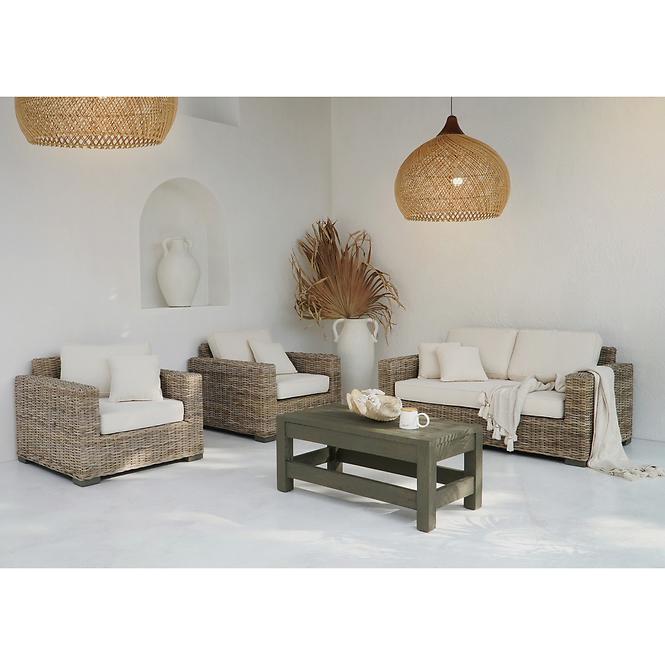 Set od prirodnog ratana Capucine 2+1+1