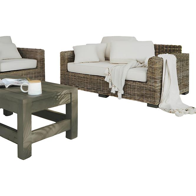 Set od prirodnog ratana Capucine 2+1+1