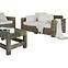 Set od prirodnog ratana Capucine 2+1+1,4