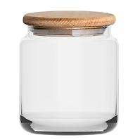 Staklenka s drvenim poklopcem 1080 ml Eco Storage