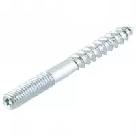 VIJAK S DVA NAVOJA SUKI M 8X 50 POCINČ.T 25,DRVO/METAL