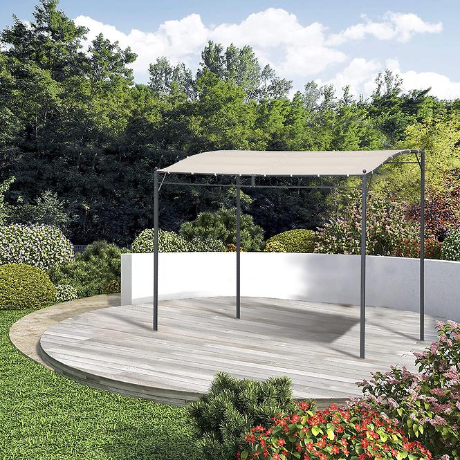 Vrtni paviljon 2x3 m smeđi