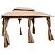 Vrtni paviljon 3x4x2,75 smeđi,4