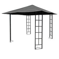 Vrtni paviljon 3x3x2,65 m sivi