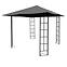 Vrtni paviljon 3x3x2,65 m sivi