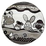 Tepih Frisee Soft Kids 1,2/1,2 FR6 A1007 bež
