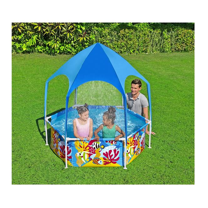 Dječji bazen Splash-in-Shade s okvirom i UV sjenilom, 183 x 51 cm, 5618T