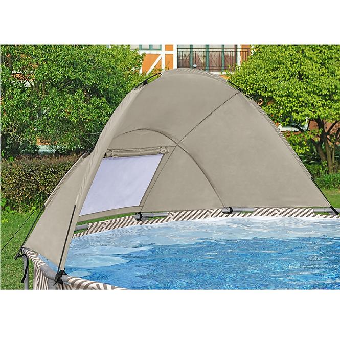 Bazen s metalnom konstrukcijom, pumpom i sjenilom, Steel Pro Max, okrugli, 396 x 107 cm, 561FY