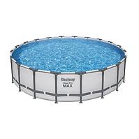 Bazen s metalnom konstrukcijom i pumpom, Steel Pro Max, okrugli, 610 x 132 cm, 561FM