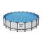 Bazen s metalnom konstrukcijom i pumpom, Steel Pro Max, okrugli, 610 x 132 cm, 561FM